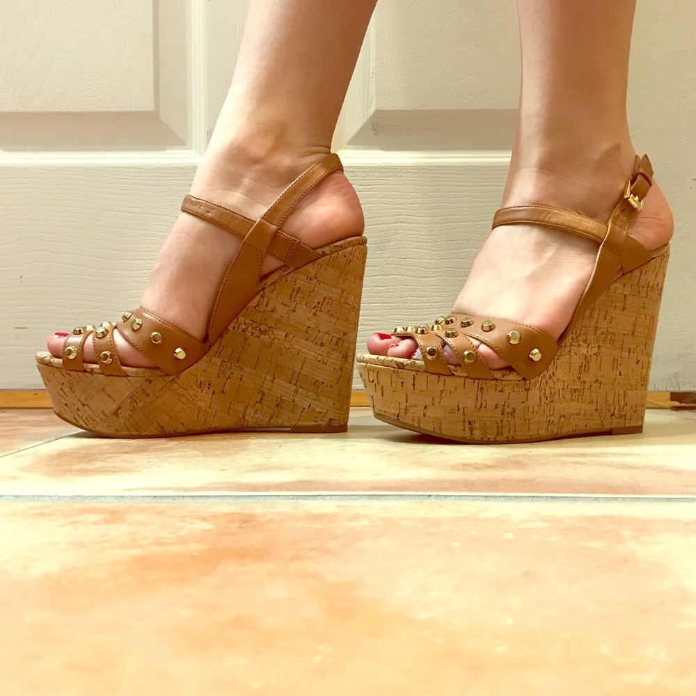 MICHEAL KORS CORK WEDGES
